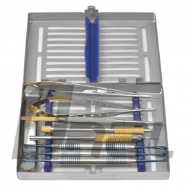 Micro Surgical Kit Set Of 9 Pcs With Cassette