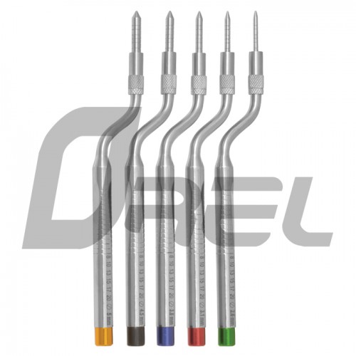 Osteotome Convex Set of 5 (Curved)