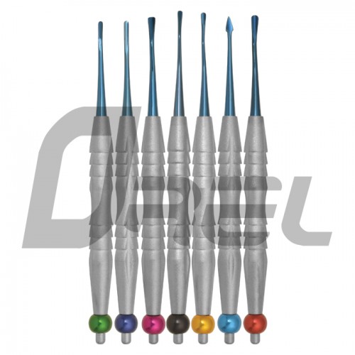 PDL Elevators Set Of 7 Pcs (Blue coated Tips)